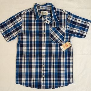 Urban Pipeline Plaid Button Up Shirt, Boy's XL